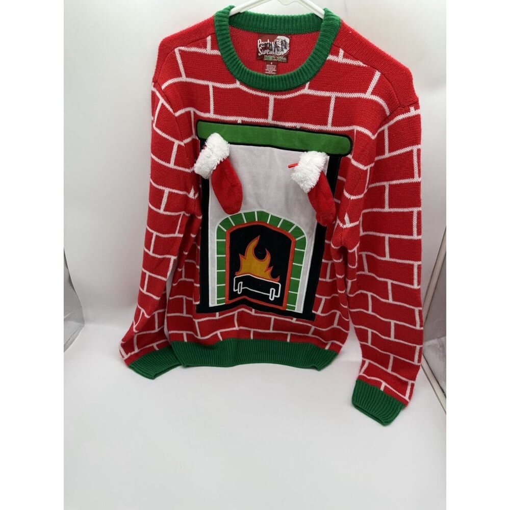 CHRISTMAS SWEATER WITH STOCKINGS
